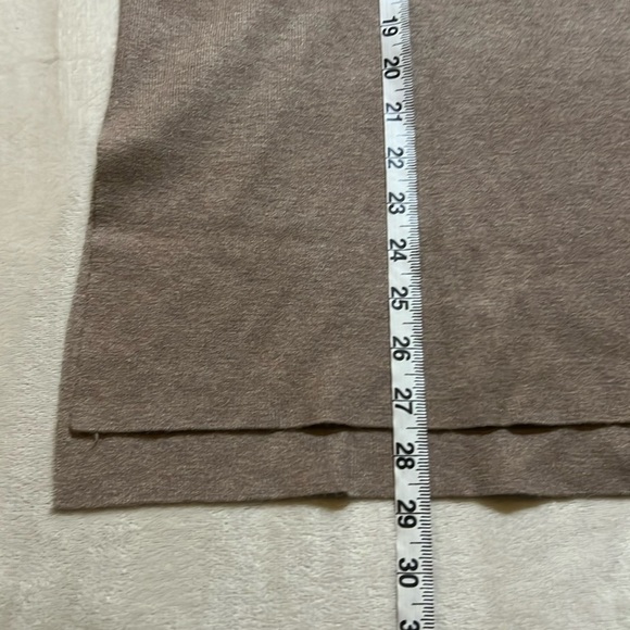 NWT Splendid Tan Camel V-Neck Soft Sweater sz L - Picture 4 of 6